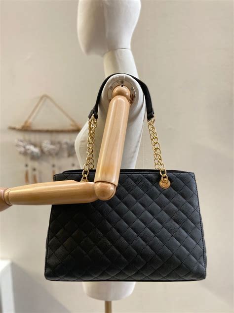 borsa simil chanel trapuntata